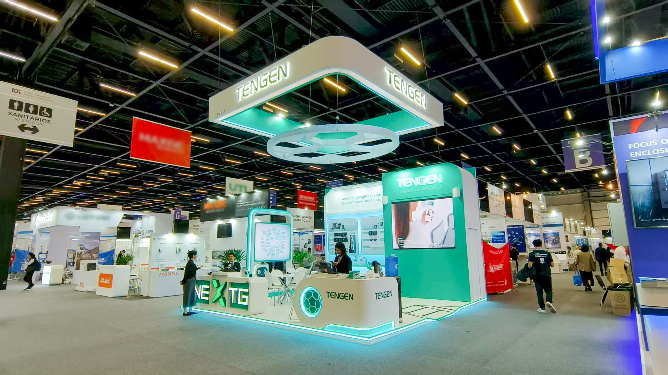 闪耀拉美丨南宫28相信品牌的力量链接亮相FIEE巴西国际电力展